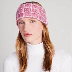 Kate Spade Pink Tweed Handband